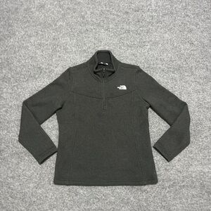 The North Face Sweater Women’s Large Gray Fleece Quarter Zip Outdoor